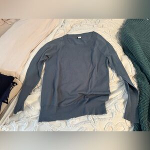 Vintage J. Crew Women’s Beaded Sweater in Slate Blue Sz S